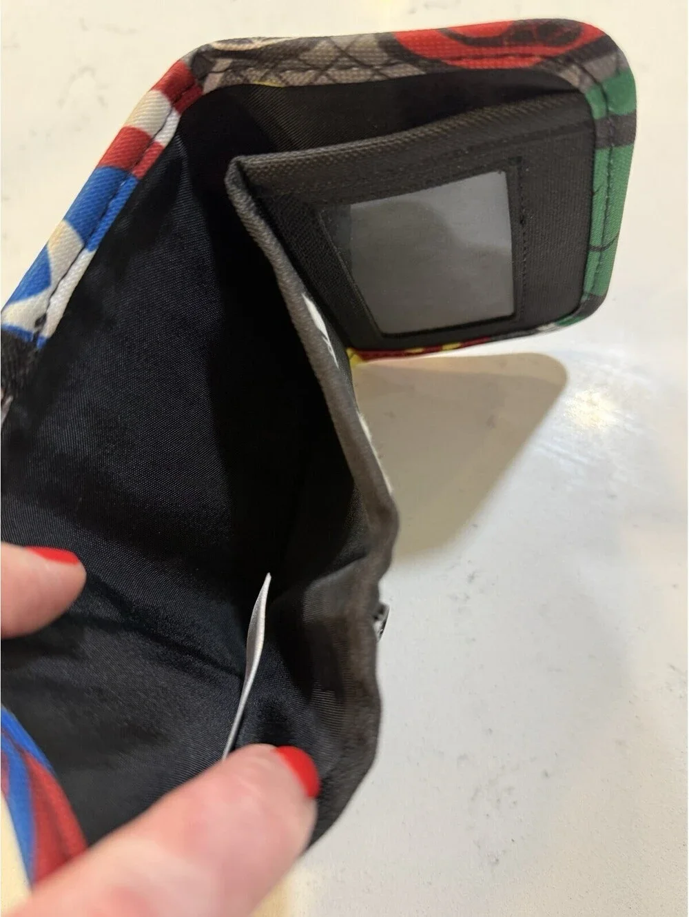 Marvel Gap Kids Boys Men Tri Fold Wallet Reclosable Fasteners